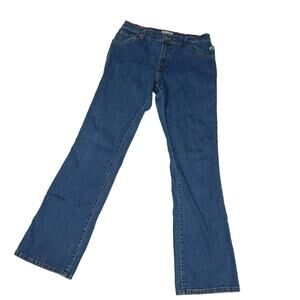 Levi's Jeans 550 Relaxed Bootcut‎ Mid Rise Dark Wash Denim Pants Women's 10 Long